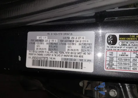 2016 Mazda Cx-5 Grand Touring from USA, damaged, VIN JM3KE4DY8G0736705